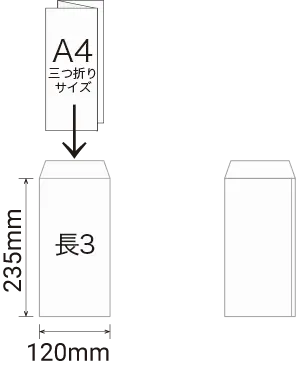 長3サイズ封筒用途