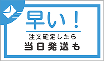 最短当日発送！最短翌日着の短納期！