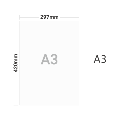 A3サイズチラシ印刷を注文