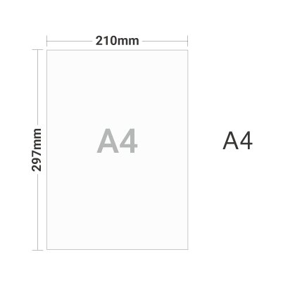 A4サイズチラシ（297mm×210mm）