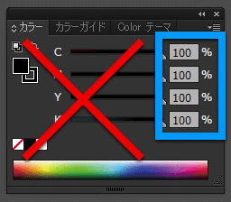 4色ベタについての説明