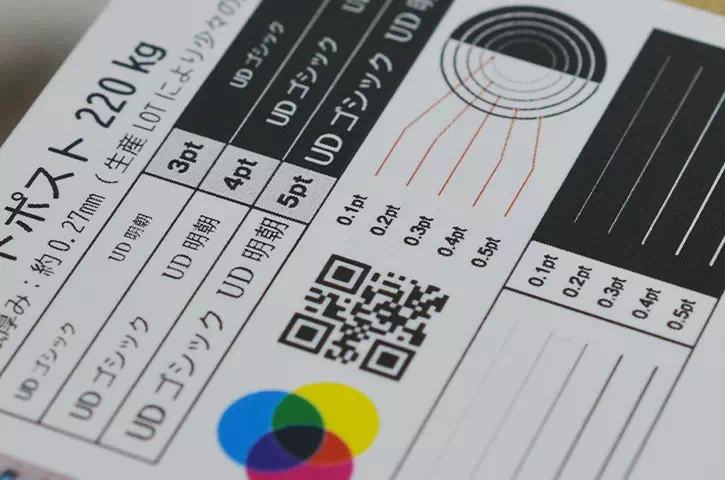 表面：細密デザインサンプル