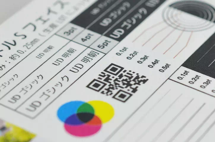 表面：細密デザインサンプル