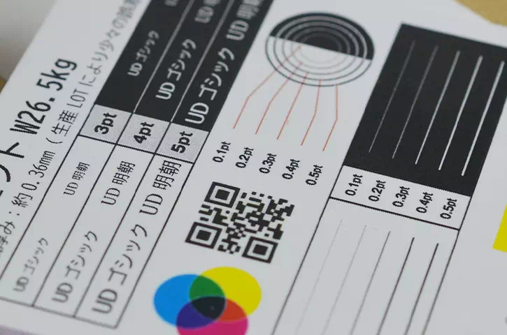 表面：細密デザインサンプル