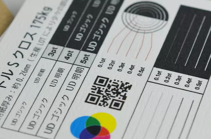 表面：細密デザインサンプル