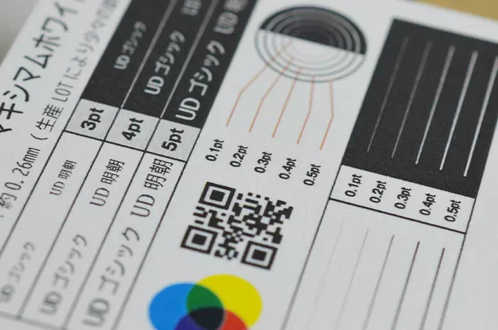 表面：細密デザインサンプル