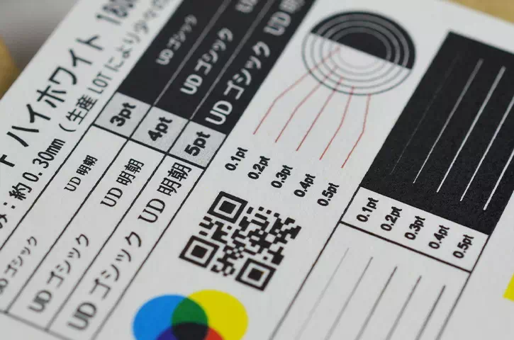表面：細密デザインサンプル