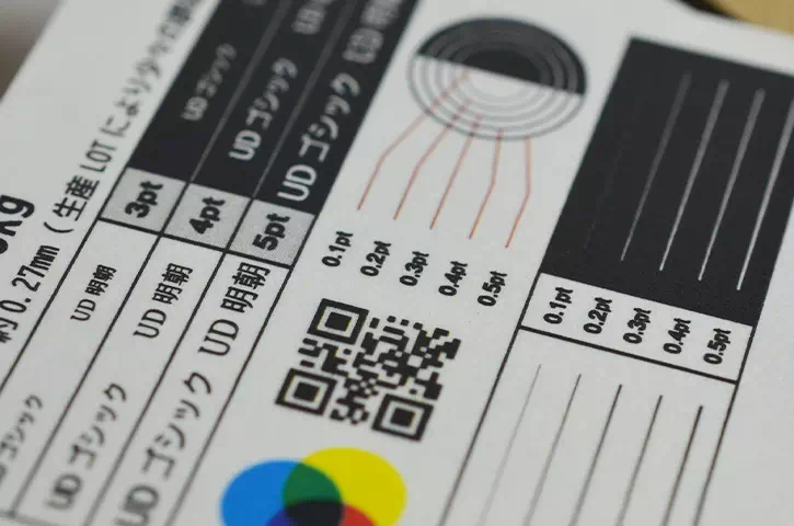 表面：細密デザインサンプル
