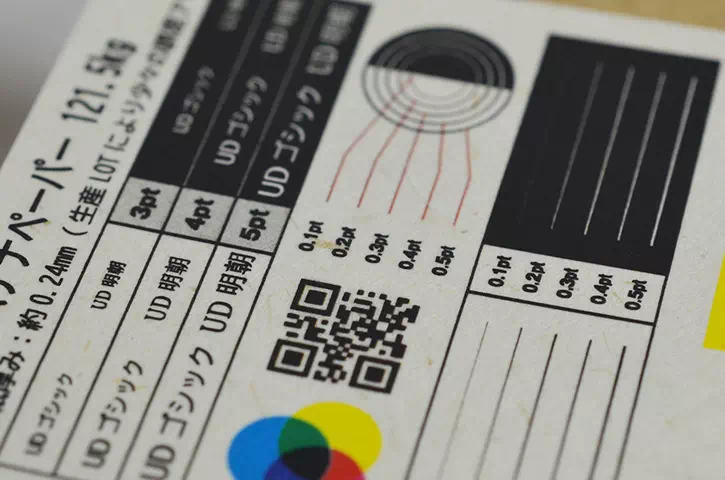 表面：細密デザインサンプル