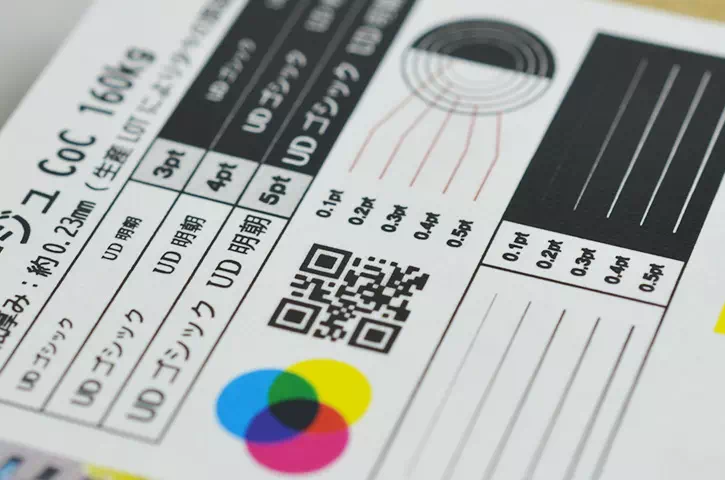 表面：細密デザインサンプル
